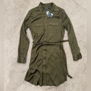 Ralph Lauren Khaki Shirt Dress